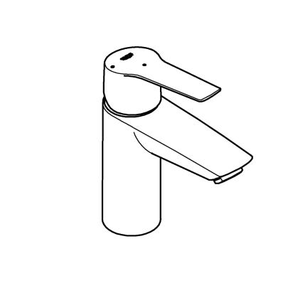 GROHE 23551002 - Grifo para lavabo START, tamaño S, acabado cromo brillante