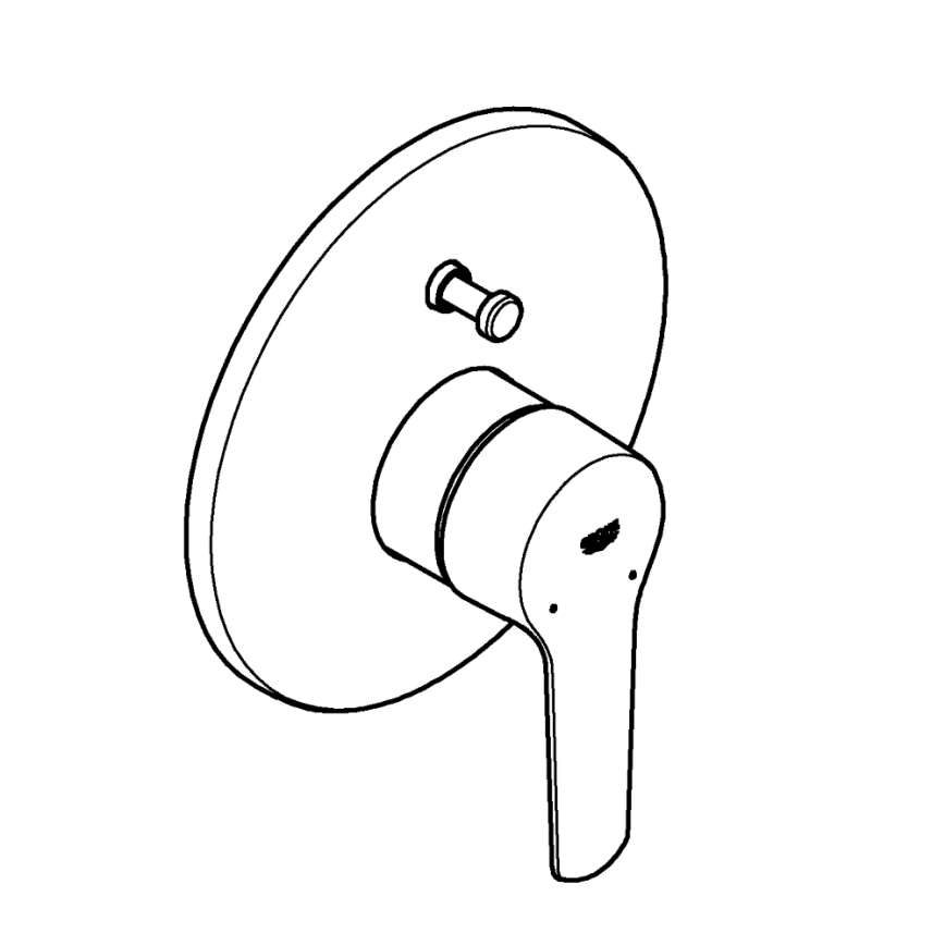 GROHE 23558002 - Grifo de bañera START, cromo brillante