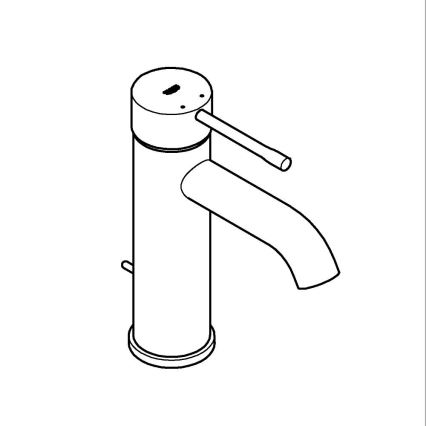 GROHE 23589AL1 - Grifo de lavabo ESSENCE tamaño S, acabado grafito