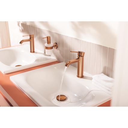 GROHE 23590DL1 - Grifo de lavabo ESSENCE tamaño S, acabado en bronce