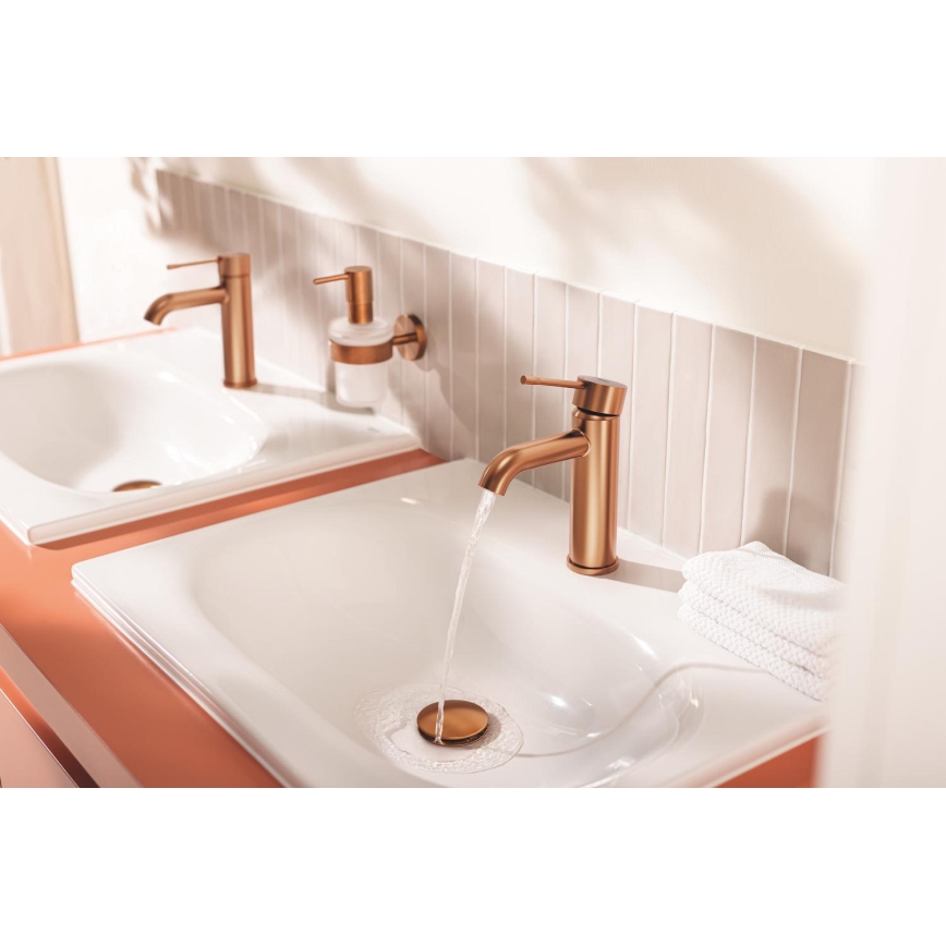 GROHE 23590DL1 - Grifo de lavabo ESSENCE tamaño S, acabado en bronce