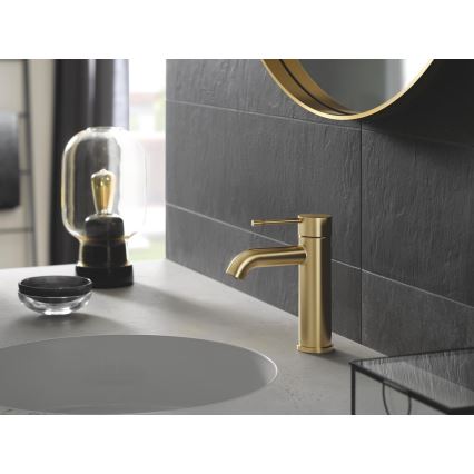 GROHE 23590GN1 - Grifo de lavabo ESSENCE, tamaño S, acabado dorado
