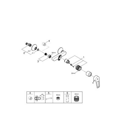 GROHE 23634001 - Grifo de ducha DN 15, cromado brillante