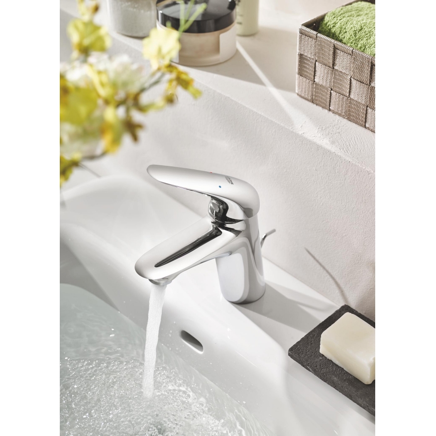 GROHE 23707003 - Grifo para lavabo EUROSTYLE 163 mm cromo brillante
