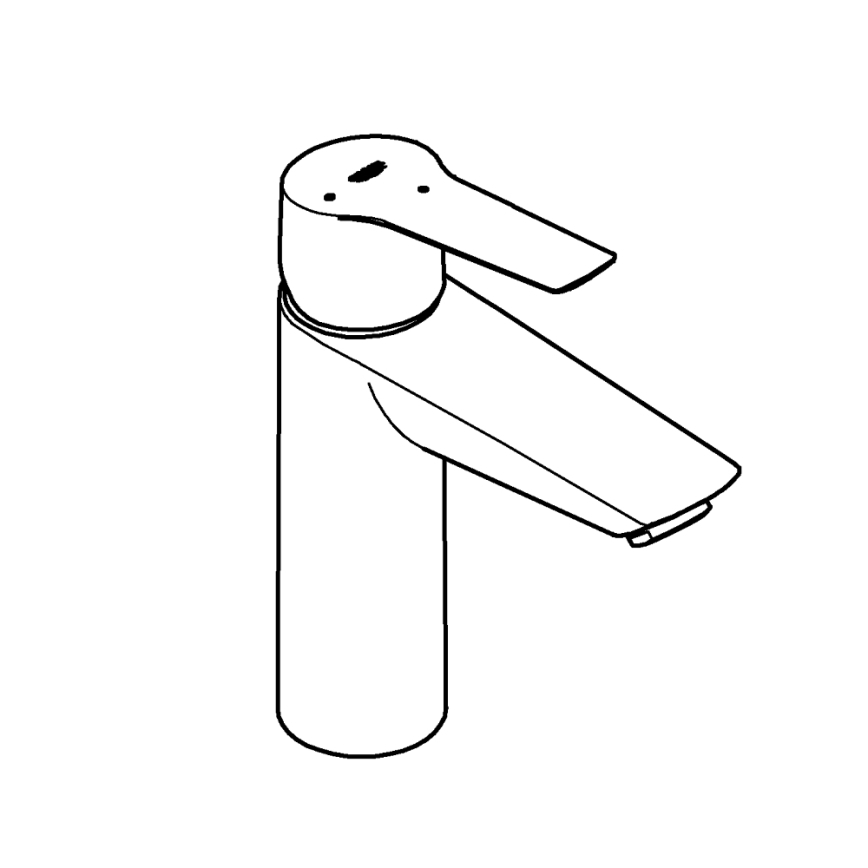 GROHE 237462432 - Grifo de lavabo START tamaño M negro