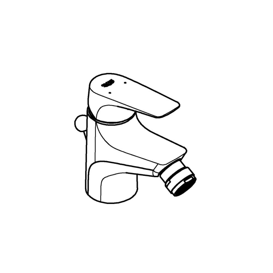 GROHE 23770000 - Grifo monomando para bidé START FLOW cromo brillante