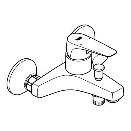 GROHE 23772000 - Grifo de bañera START FLOW 150 mm cromo brillante