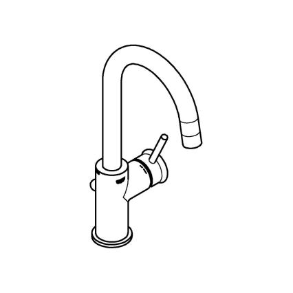 GROHE 23783000 - Grifo para lavabo START CLASSIC 311 mm acabado cromado brillante