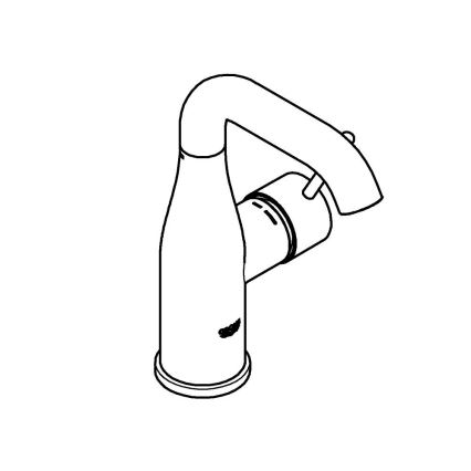 GROHE 23798001 - Grifo de lavabo ESSENCE DN 15 tamaño M cromo brillante