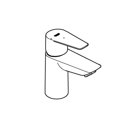 GROHE 23900001 - Grifo para lavabo START EDGE tamaño S, cromo brillante