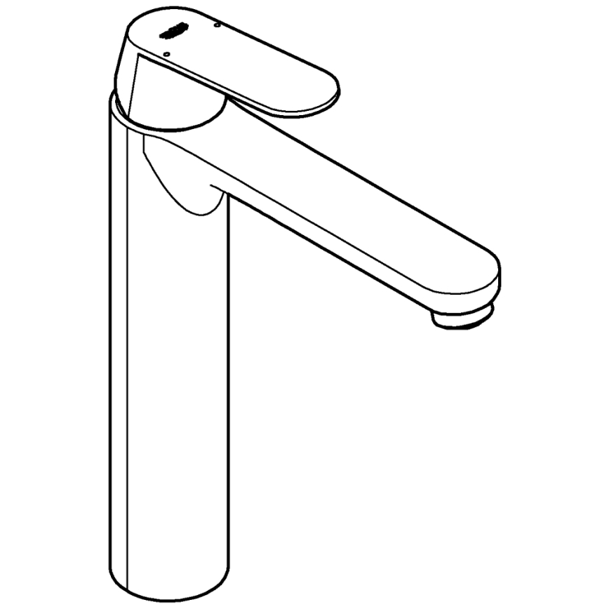 GROHE 23921000 - Grifo monomando para lavabo EUROSMART COSMOPOLITAN XL, acabado cromado brillante