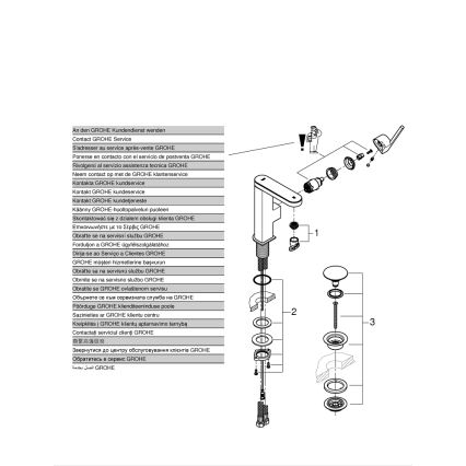 GROHE 23958003 - Grifo PLUS tamaño M cromo brillante