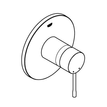 GROHE 24057GN1 - Grifo de ducha ESSENCE acabado dorado