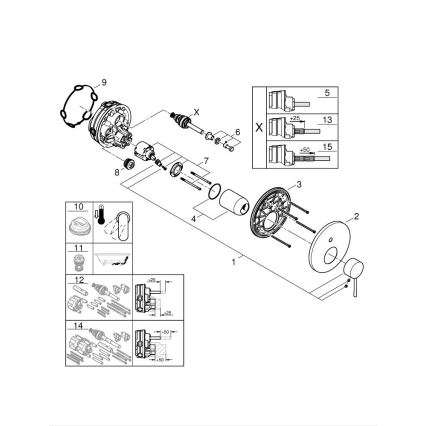 GROHE 24058001 - Grifo ESSENCE cromo brillante