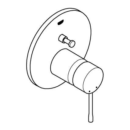 GROHE 24058001 - Grifo ESSENCE cromo brillante