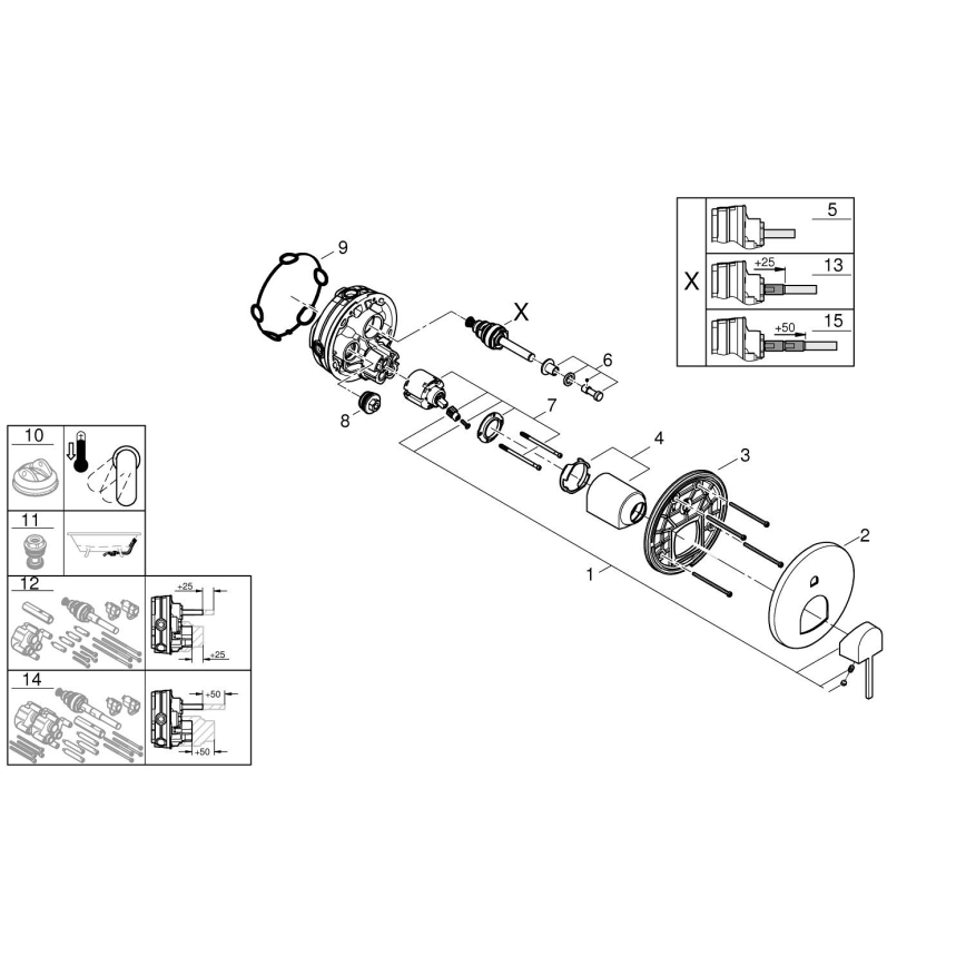 GROHE 24060003 - Grifo PLUS cromo brillante