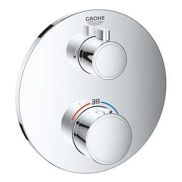GROHE 24075000 - Grifo termostático GROHTHERM, acabado en cromo brillante