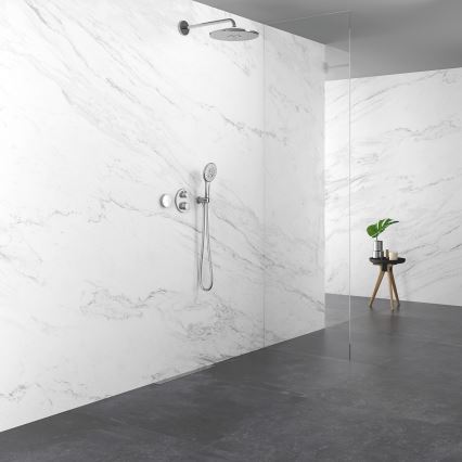 GROHE 24075000 - Mezclador termostático para ducha GROHTHERM, cromo brillante