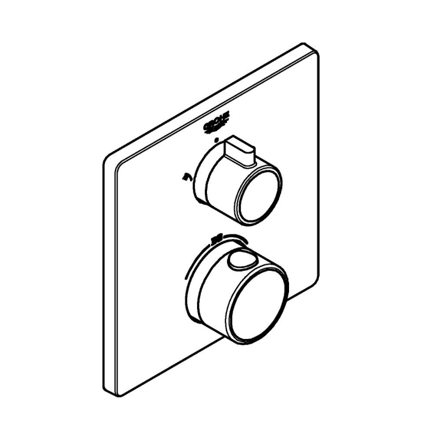 GROHE 24079000 - Grifo termostático de ducha GROHTHERM cromo brillante