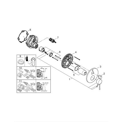 GROHE 24092001 - Grifo ESSENCE cromo brillante
