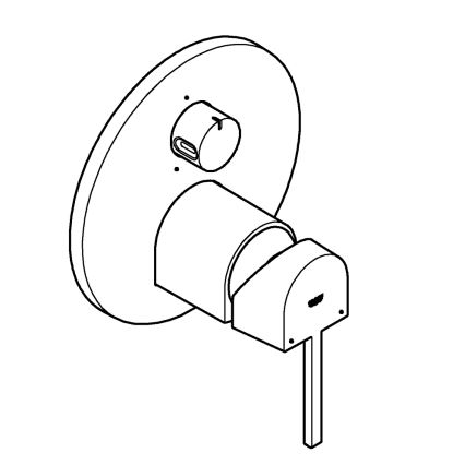 GROHE 24093003 - Grifo PLUS cromado brillante