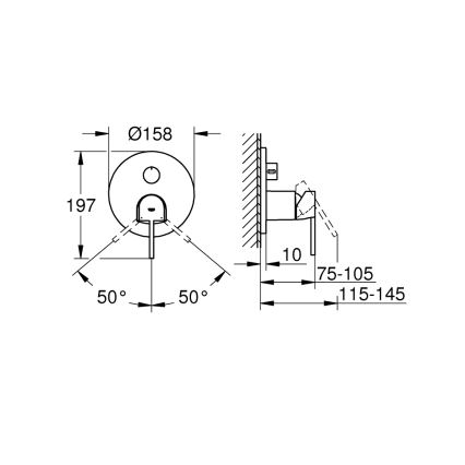 GROHE 24093003 - Grifo PLUS cromado brillante