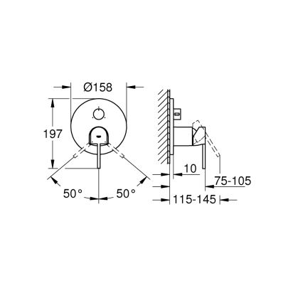 GROHE 24093003 - Grifo PLUS cromado brillante