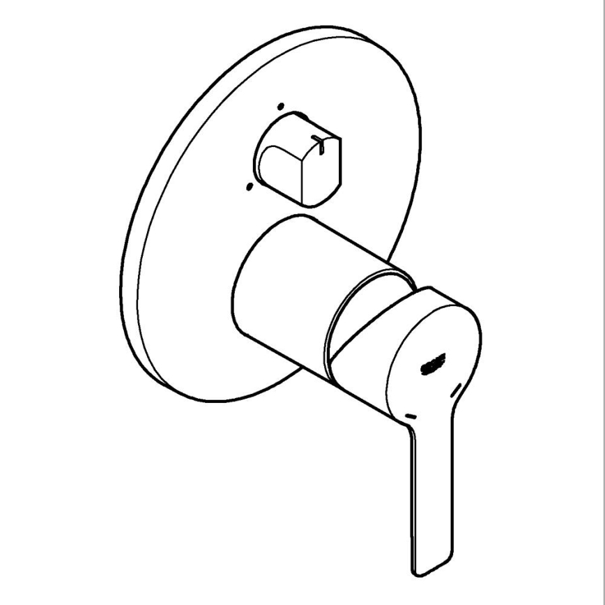 GROHE 24095001 - Grifo LINEARE, acabado en cromo brillante