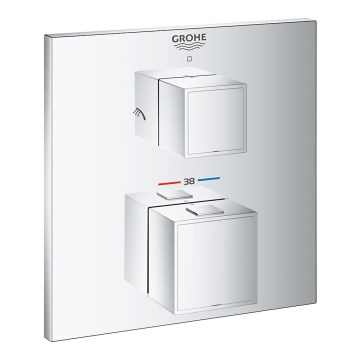 GROHE 24154000 - Mezclador termostático GROHTHERM CUBE, cromado brillante