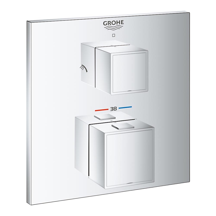 GROHE 24154000 - Mezclador termostático GROHTHERM CUBE, cromado brillante