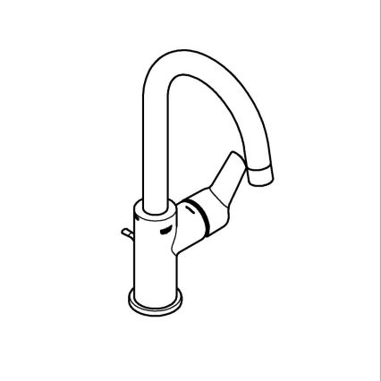 GROHE 242032432 - Grifo para lavabo START 311 mm negro