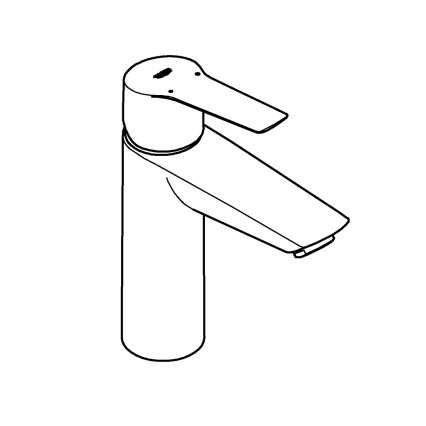 GROHE 24204002 - Grifo de lavabo START tamaño M cromado brillante