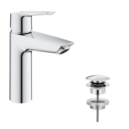 GROHE 24204002 - Grifo de lavabo START, tamaño M, cromo brillante