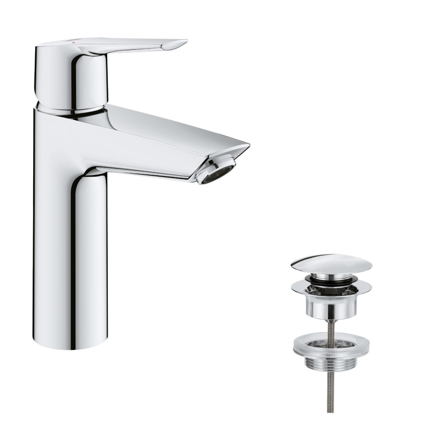 GROHE 24204002 - Grifo de lavabo START, tamaño M, cromo brillante