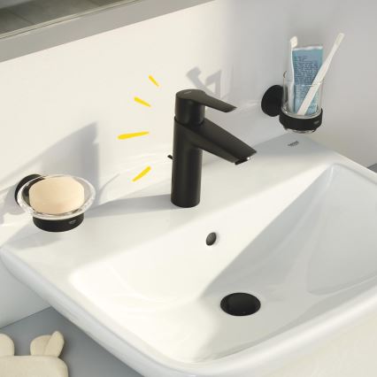 GROHE 242092432 - Grifo monomando para lavabo QUICKFIX START 165 mm negro
