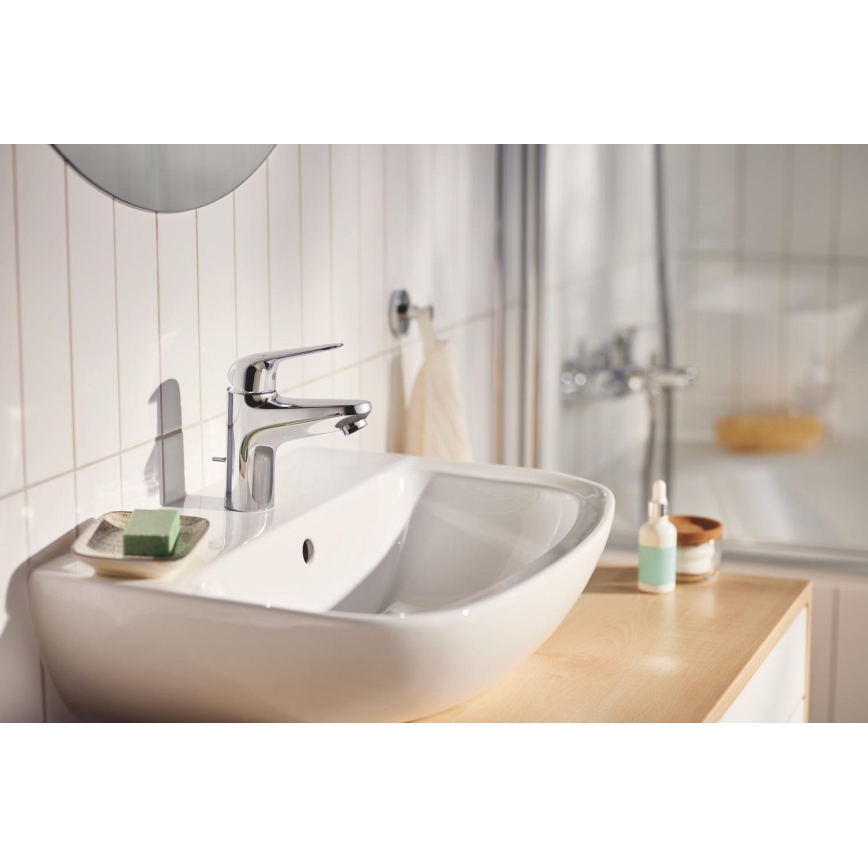 GROHE 24325001 - Grifo de lavabo SWIFT DN 15, tamaño M, acabado cromado brillante