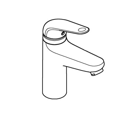 GROHE 24327001 - Grifo de lavabo SWIFT, tamaño M, acabado cromo brillante