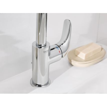 GROHE 24330001 - Grifo de lavabo EUROSMART, tamaño L, cromo brillante