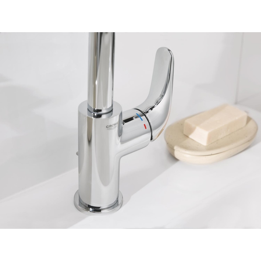 GROHE 24330001 - Grifo de lavabo EUROSMART, tamaño L, cromo brillante