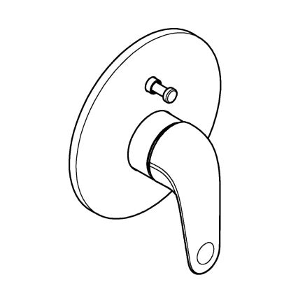 GROHE 24336001 - Grifo de bañera SWIFT DN 15, cromado brillante