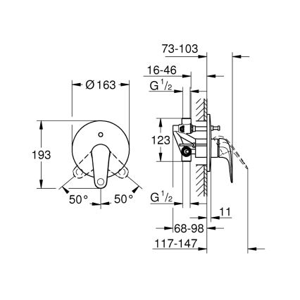 GROHE 24336001 - Grifo de bañera SWIFT DN 15, cromado brillante