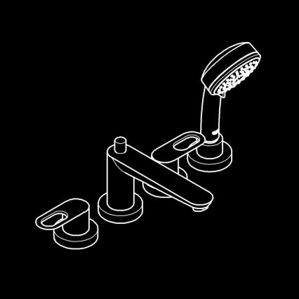 GROHE 2511900A - Grifo de bañera BAULOOP DN 20, cromo brillante