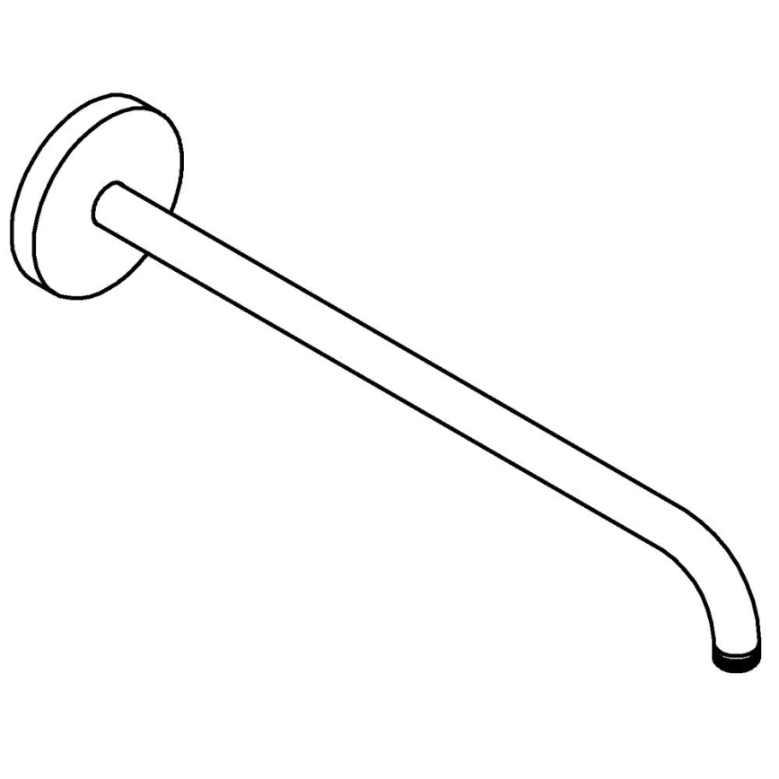 GROHE 26146000 - Brazo de ducha RAINSHOWER 422 mm, cromado brillante