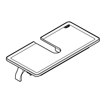 GROHE 26362LN1 - Repisa EUPHORIA 150 mm blanca