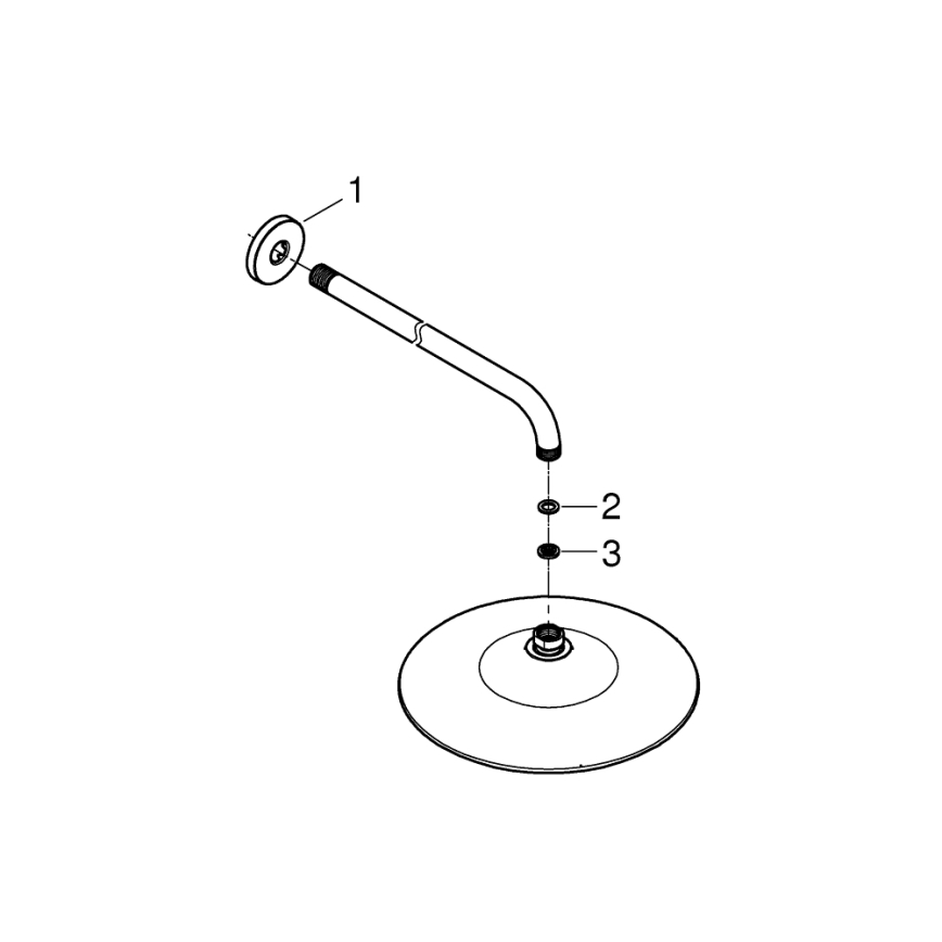 GROHE 26459000 - Cabezal de ducha EUPHORIA 260 380 mm cromo brillante