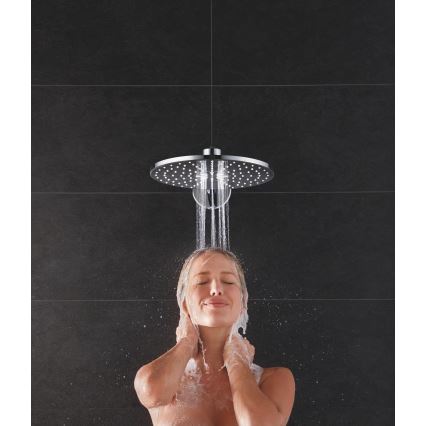 GROHE 26475000 - Cabezal de ducha RAINSHOWER SMARTACTIVE 310 mm, acabado cromo brillante