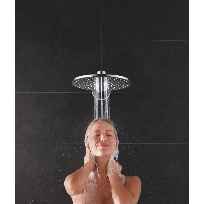 GROHE 26475000 - Cabezal de ducha RAINSHOWER SMARTACTIVE 310 mm, acabado cromo brillante