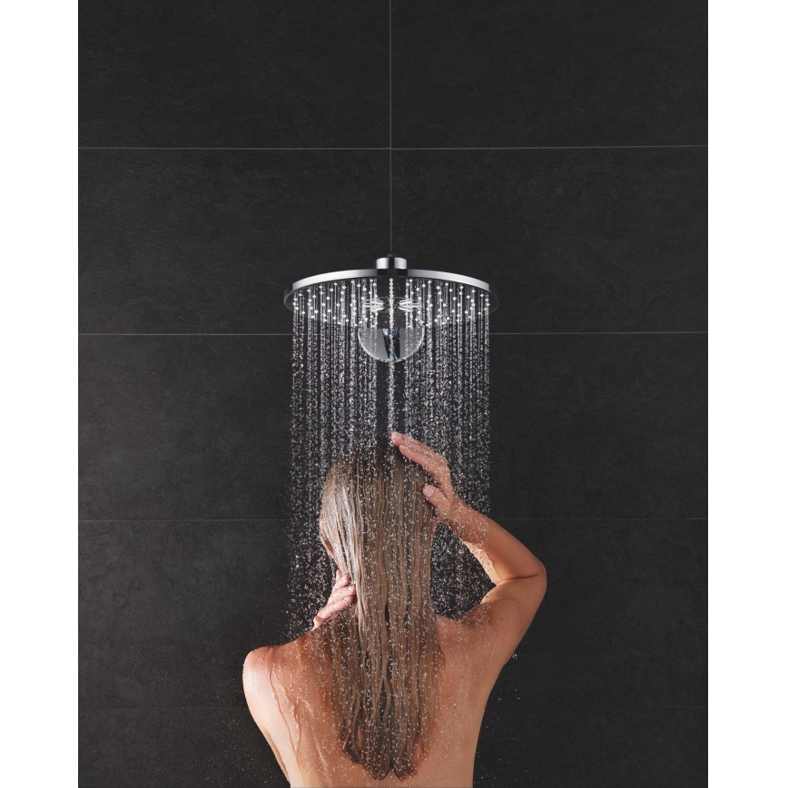 GROHE 26475000 - Cabezal de ducha RAINSHOWER SMARTACTIVE 310 mm, acabado cromo brillante