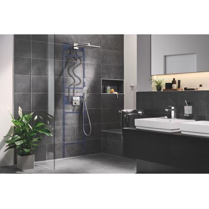 GROHE 26479000 - Cabezal de ducha RAINSHOWER SMARTACTIVE 310 CUBE cromo brillante