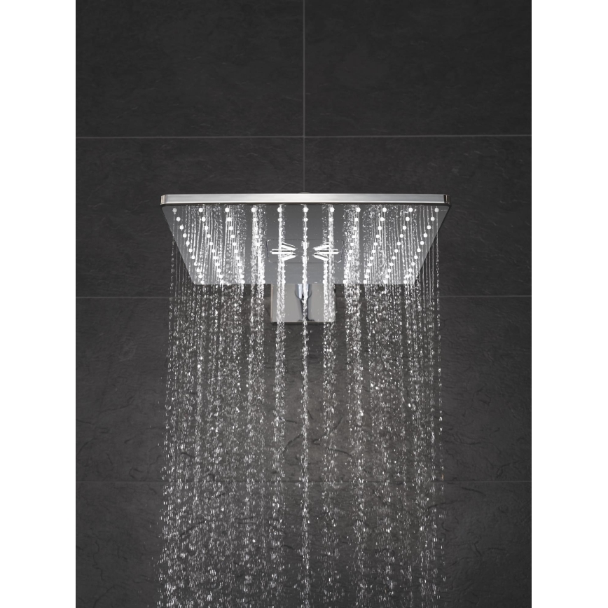 GROHE 26479000 - Cabezal de ducha RAINSHOWER SMARTACTIVE 310 CUBE cromo brillante